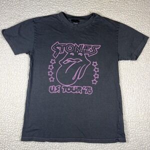 The Rolling Stones T-Shirt Size XS Graphic Print Gray Short Sleeve